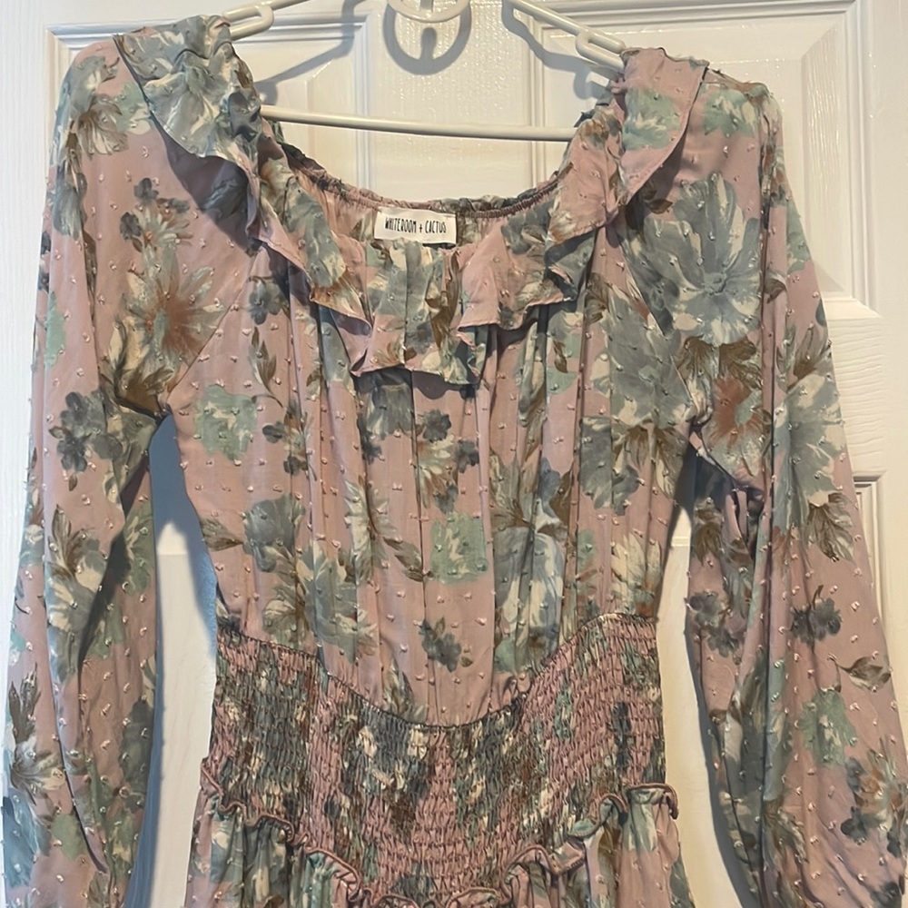 Floral lightweight layered dress